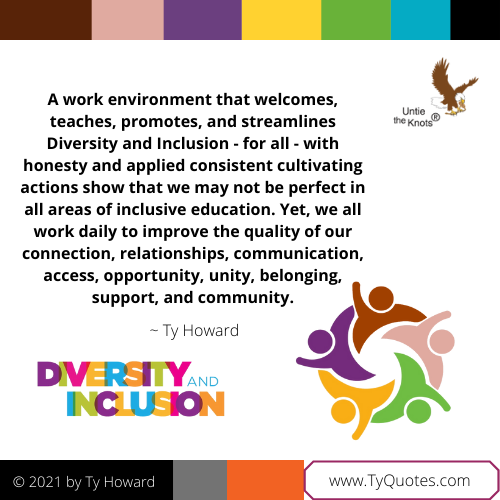 Ty Howard's Quote on Diversity and Inclusion